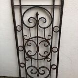 Wrought iron door grille