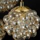 Grand cascading bubble glass chandelier Limburg, Germany, 1970s.