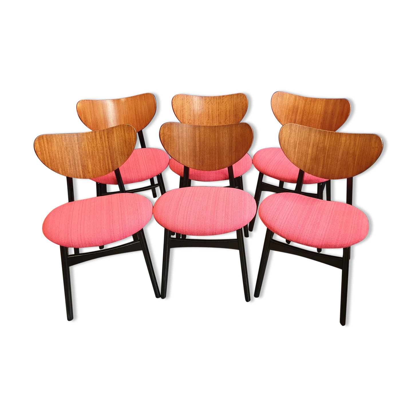 Six G Plan butterfly chairs, 1950