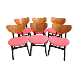 Six G Plan butterfly chairs, 1950