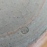 Stoneware and ceramic pitcher signed Roger Boureau