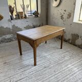 Oak desk with spindle legs, 1950s