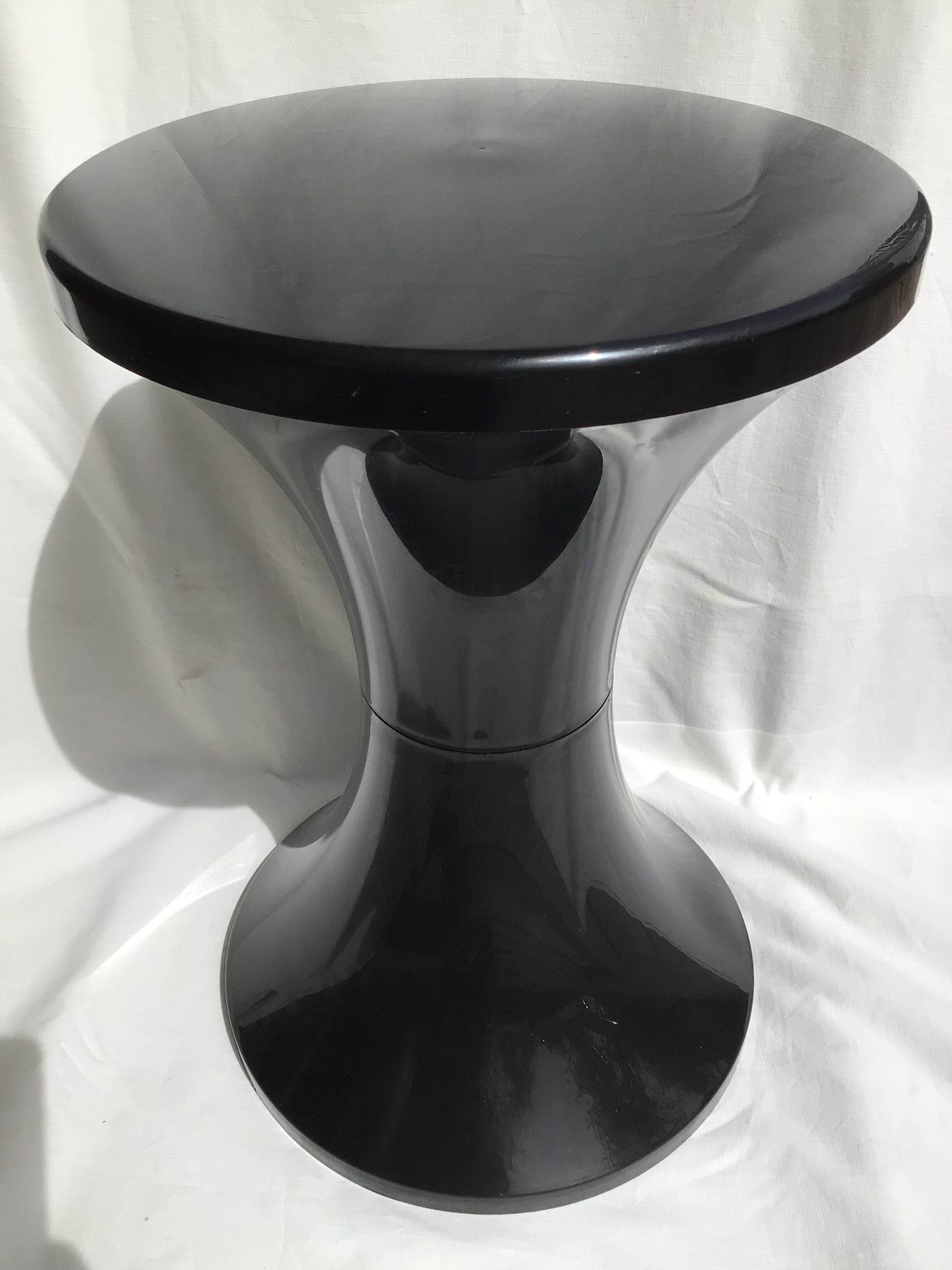 Black vintage Tam Tam stool