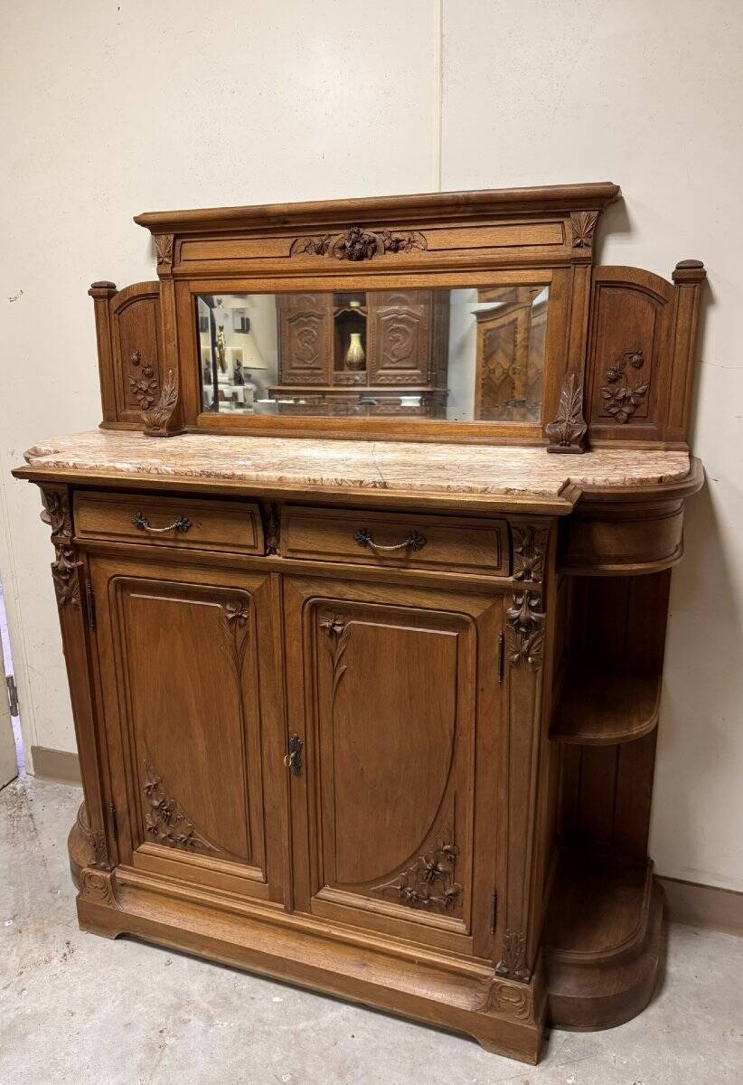 D'aprés Gauthier Poinsignon Buffet époque Art Nouveau Ecole de Nancy en noy