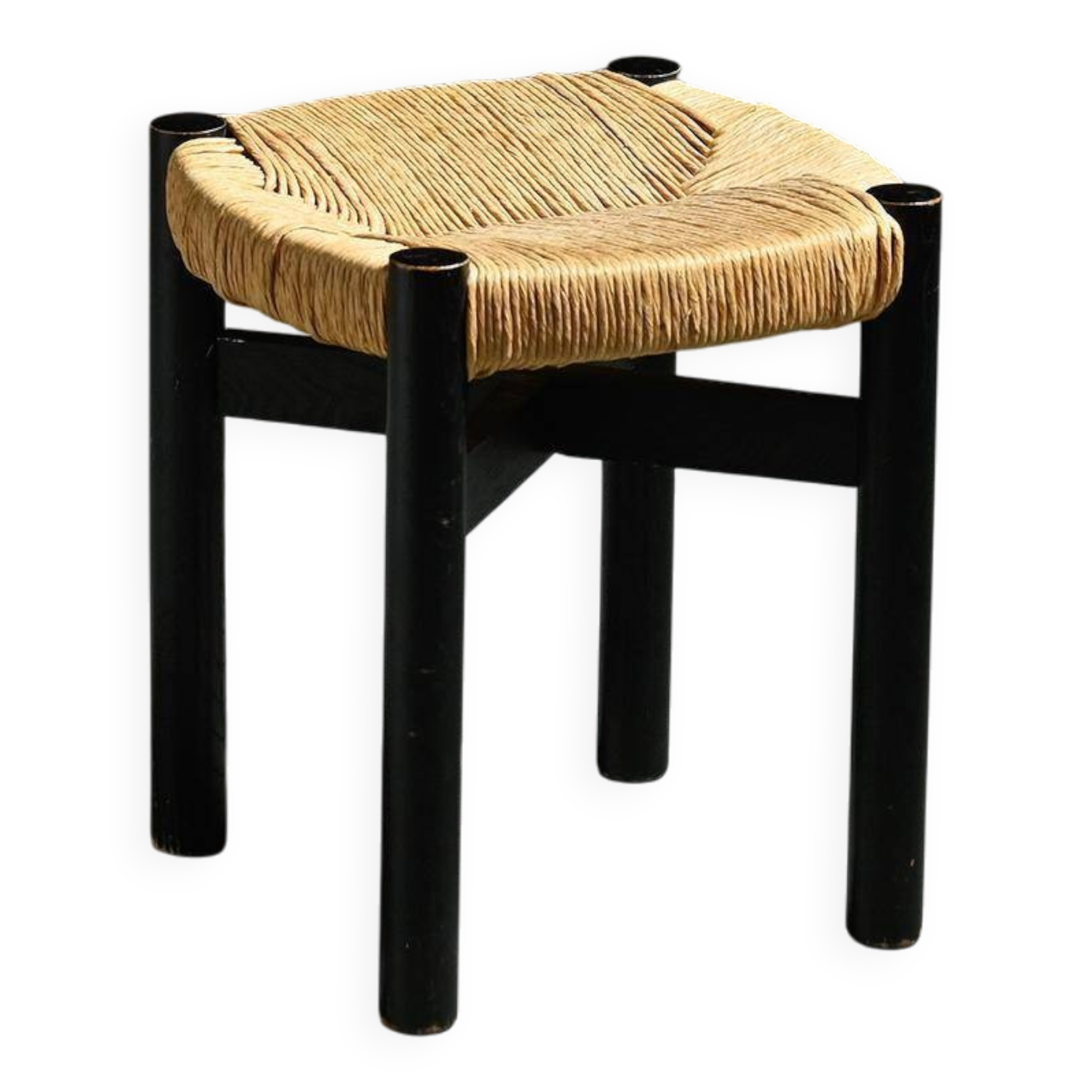 Tabouret Méribel par Charlotte Perriand, circa 1950