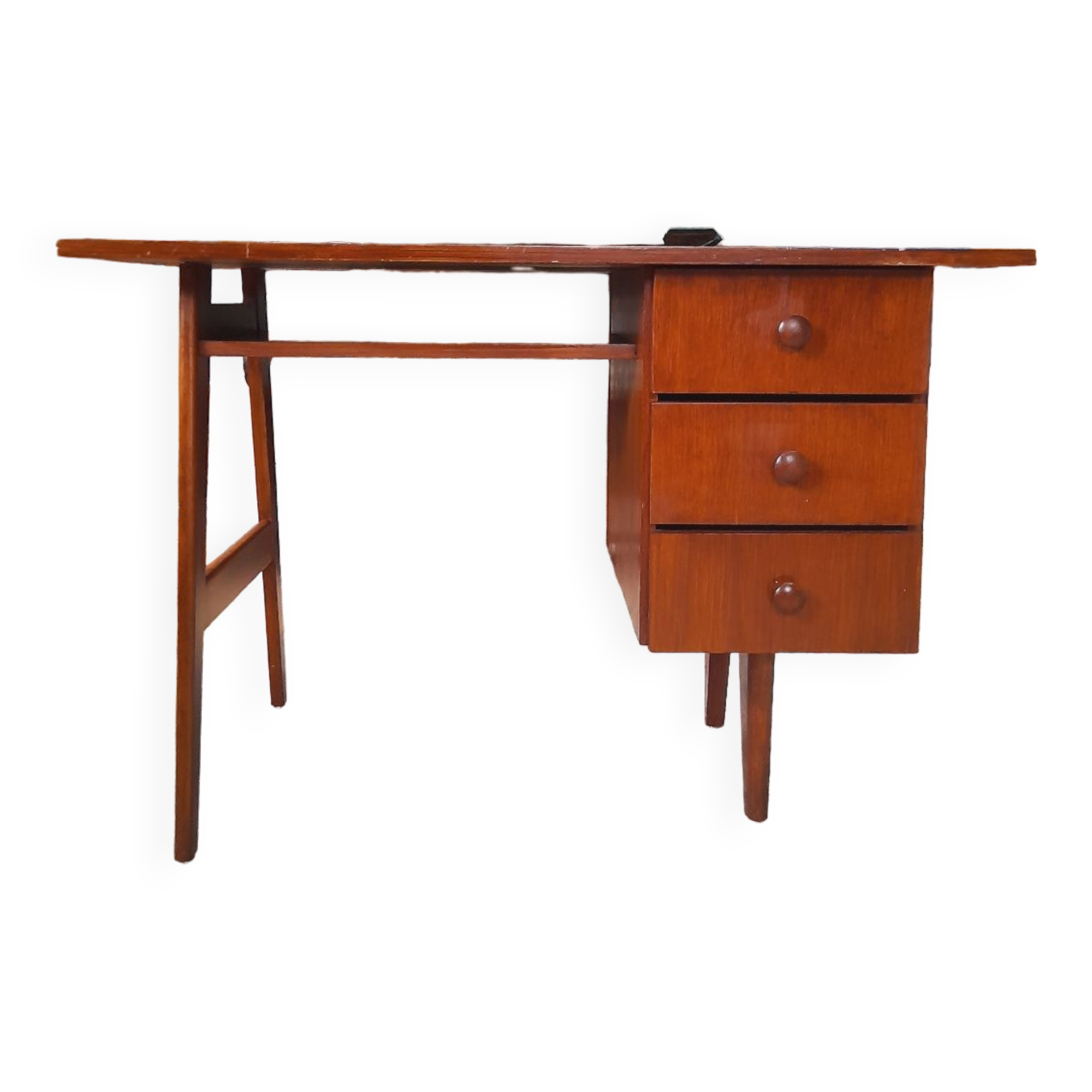 Vintage desk feet compass