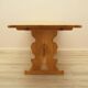 Solid oak dining table, Danish design, 1960s