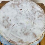 Vintage blue free-form ceramic vase