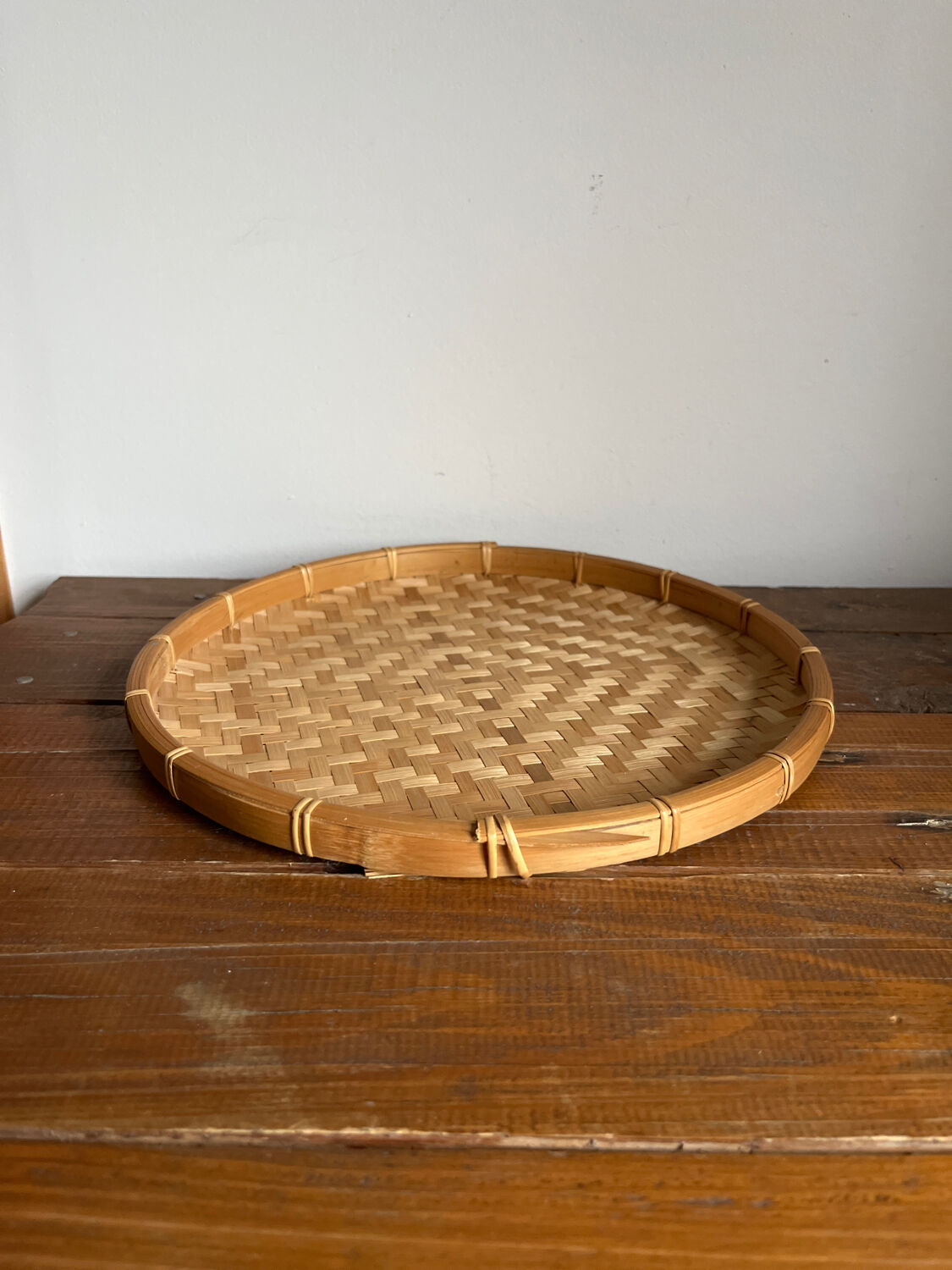 Rattan tray
