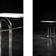 Vintage Mid-Century Italian Modern White Coffee Tables Carlotta