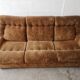 Vintage velvet sofa