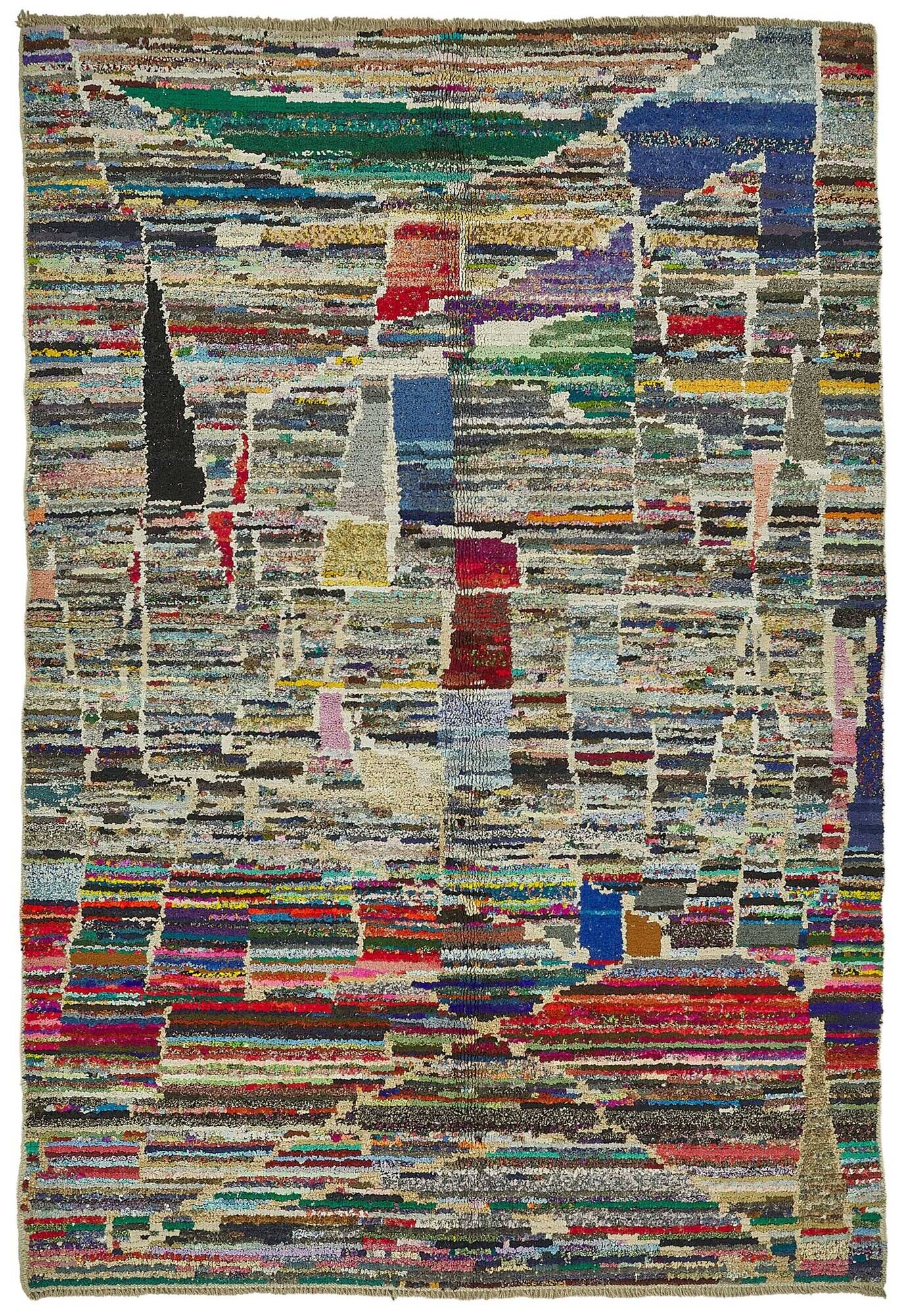 Handwoven Turkish Recycled Boho Rug 170 cm x 266 cm