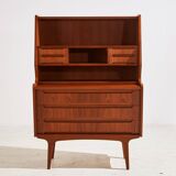 Restored teak bureau desk