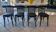 Suite de 4 chaises de Bistrot vintage années 1970