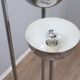 1970s Lamperti 3-Column Chrome Floor Lamp space age Italian Design
