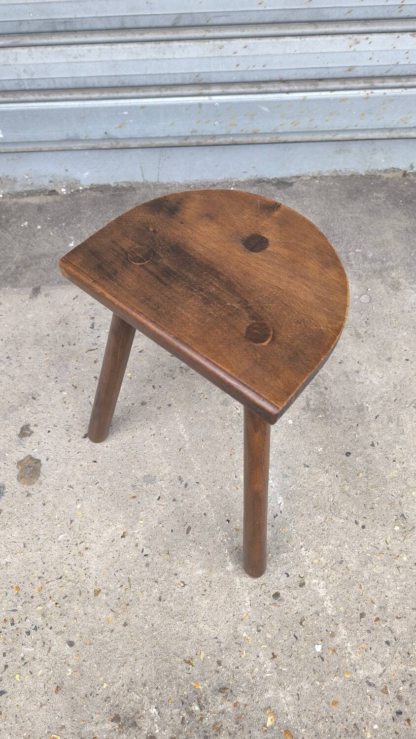 Wooden tripod stool 1960
