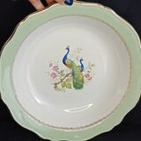 Hollow serving dish - peacock décor - l'amandinoise