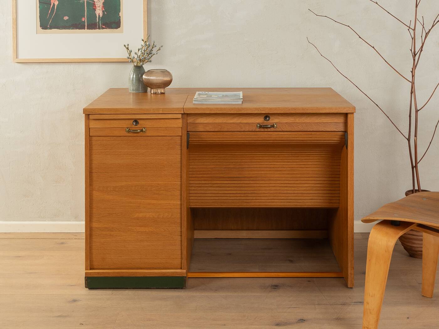 Rare freestanding desk from the 1950s