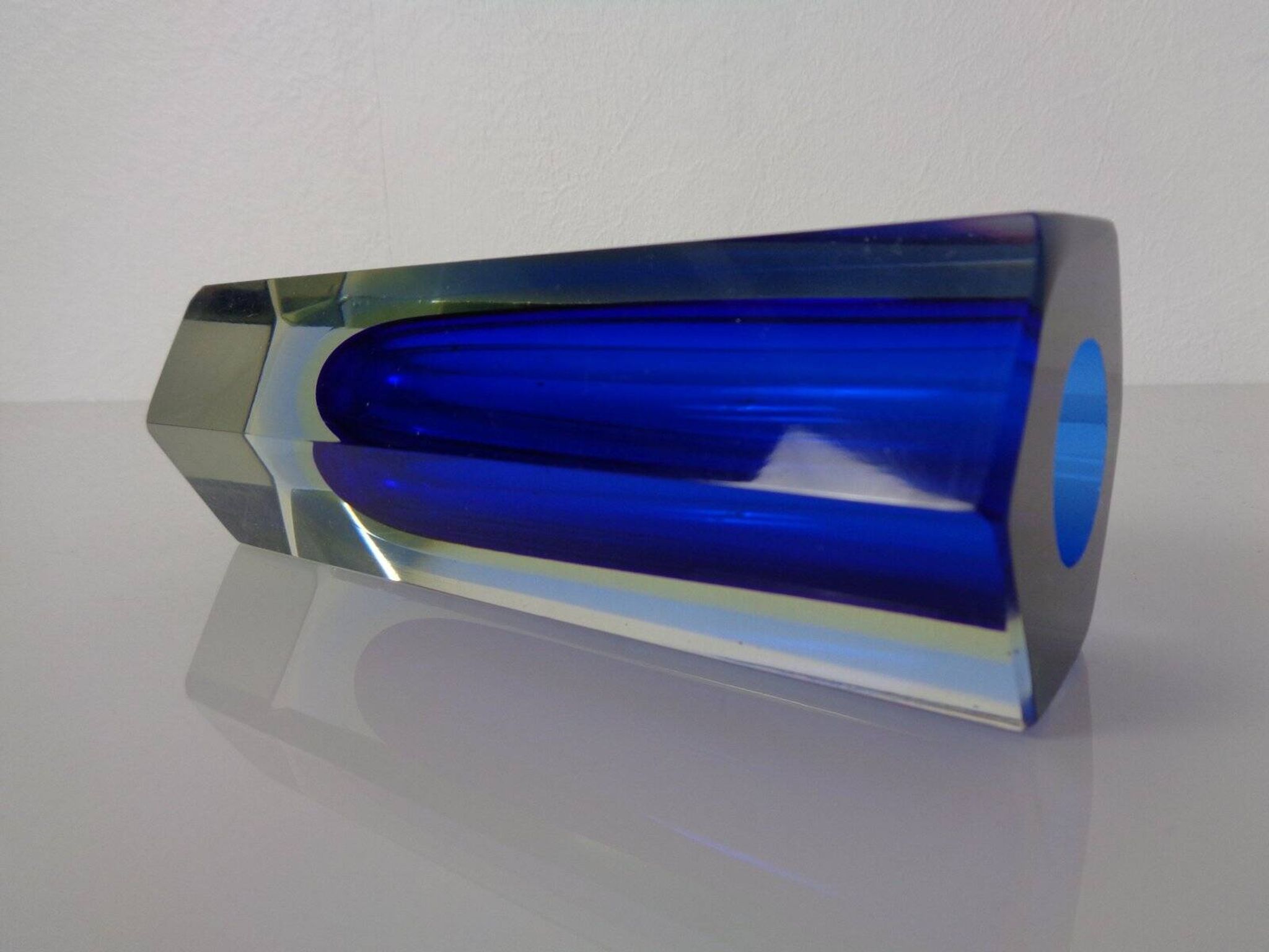 Vintage Italian Murano Glass Vase, 1960s