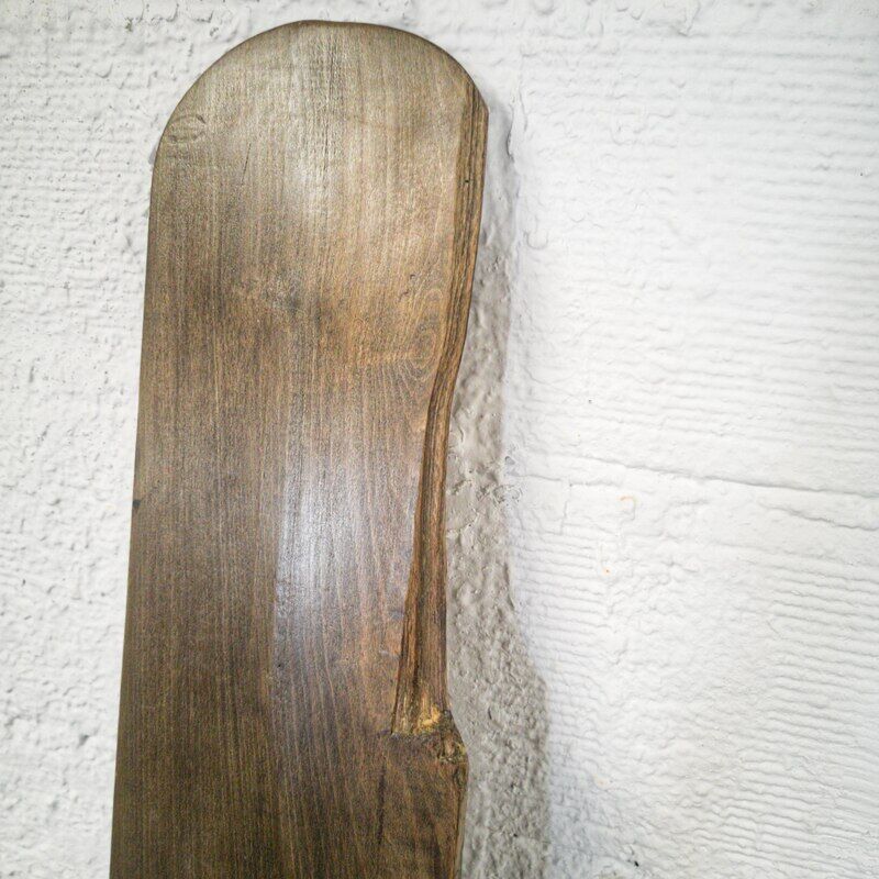 Old wooden oar
