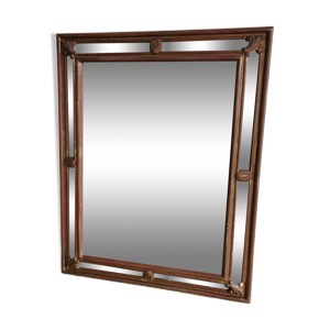 miroir a parecloses bois
