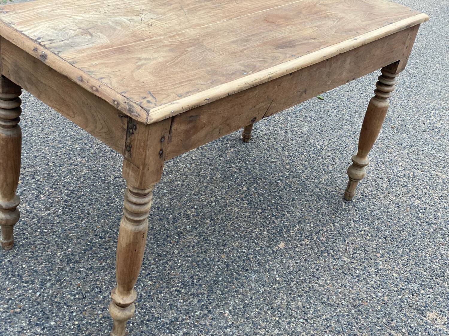 Renovated 3-drawer solid wood desk