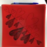 Red heart trivet