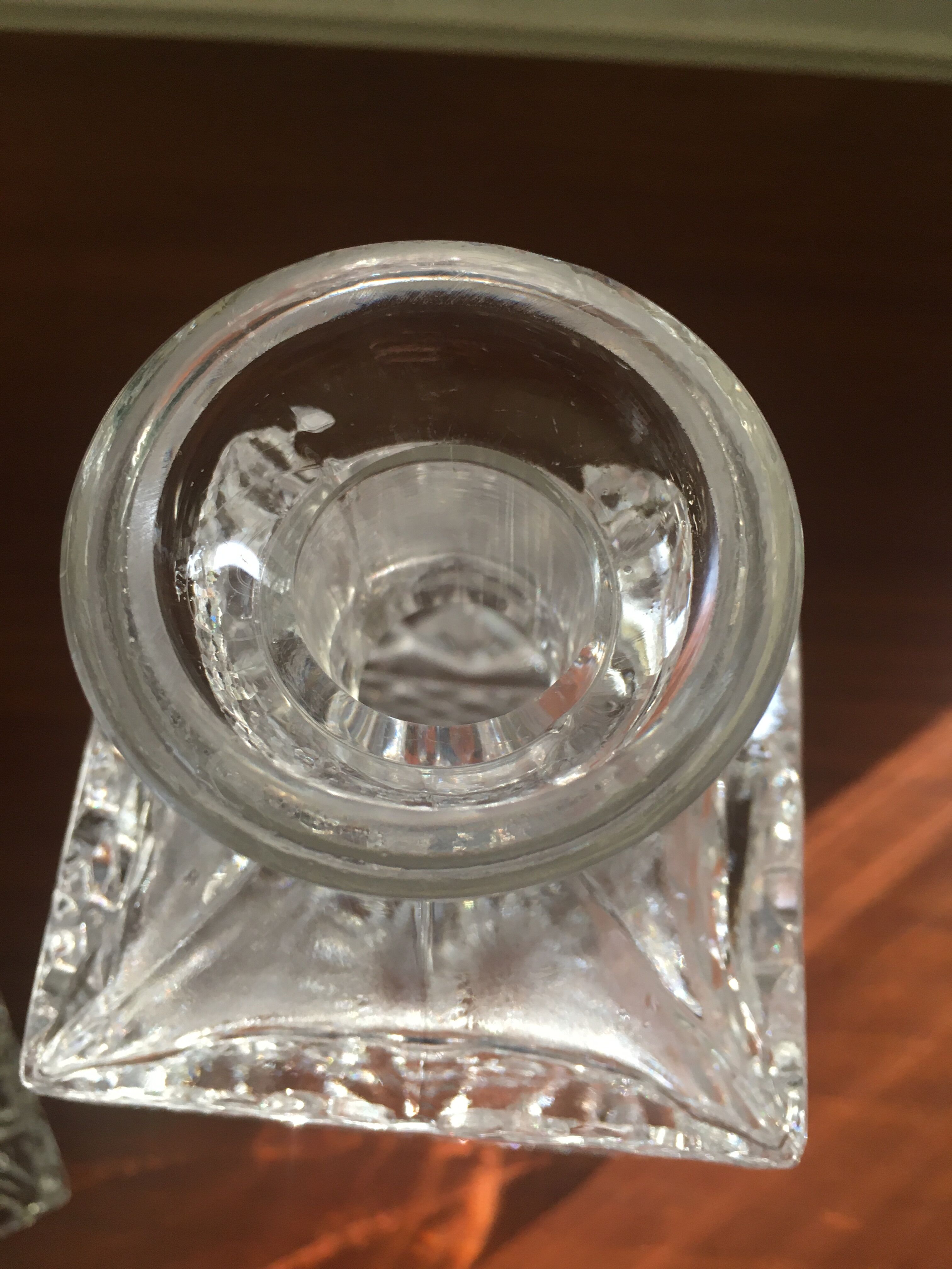 Crystal whisky carafe