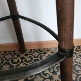 2 vintage brutalist bar stools design Marbella 1970s Spain