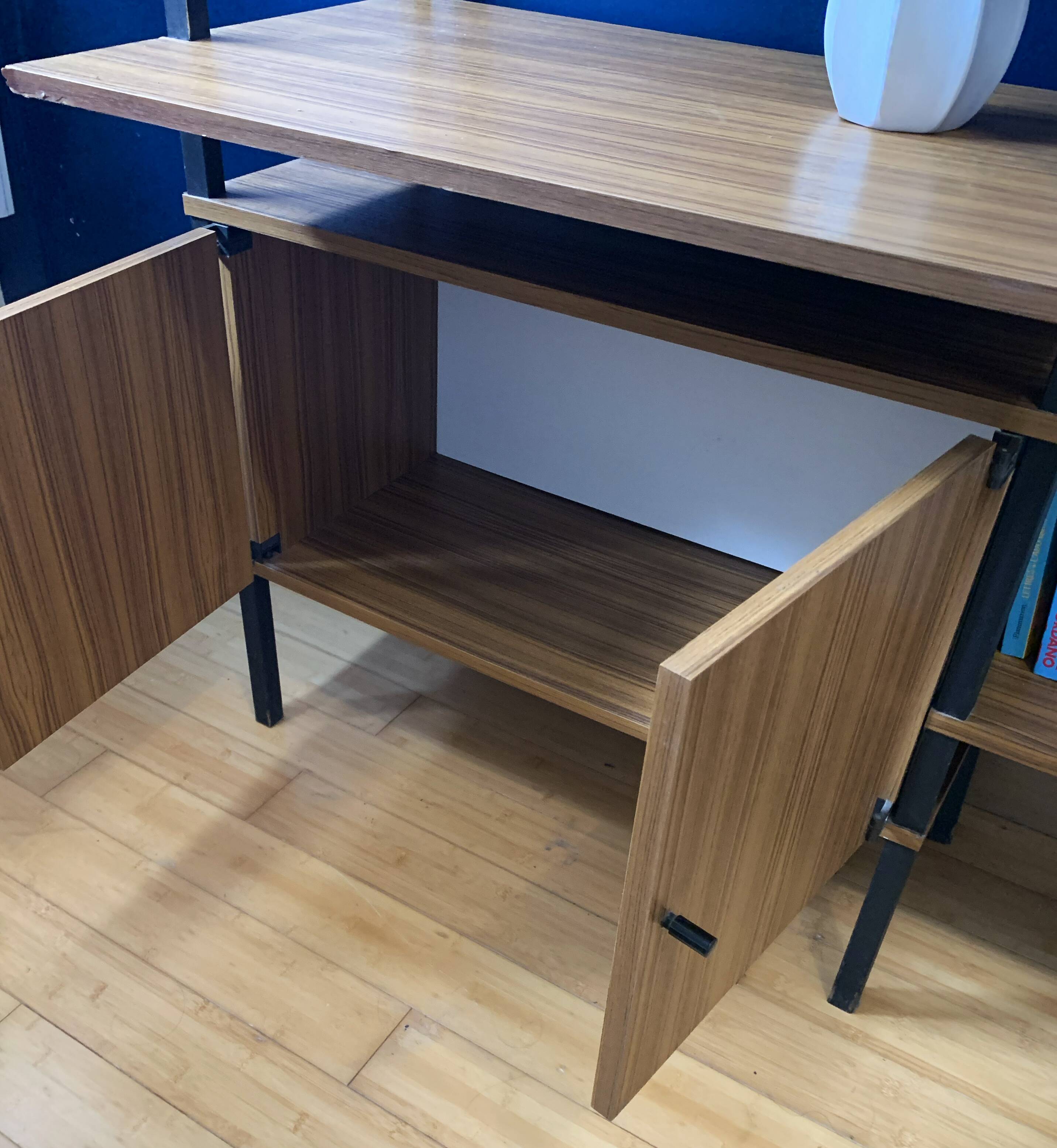 Modular vintage Scandinavian shelf, 1960s.