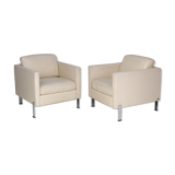 DS-118 Leather Lounge Chairs by De Sede. Set of 2