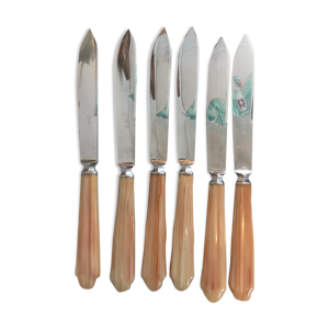 Set de 6 couteaux viande