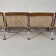 Fauteuils chromés vintage, années 1970, ensemble de 6