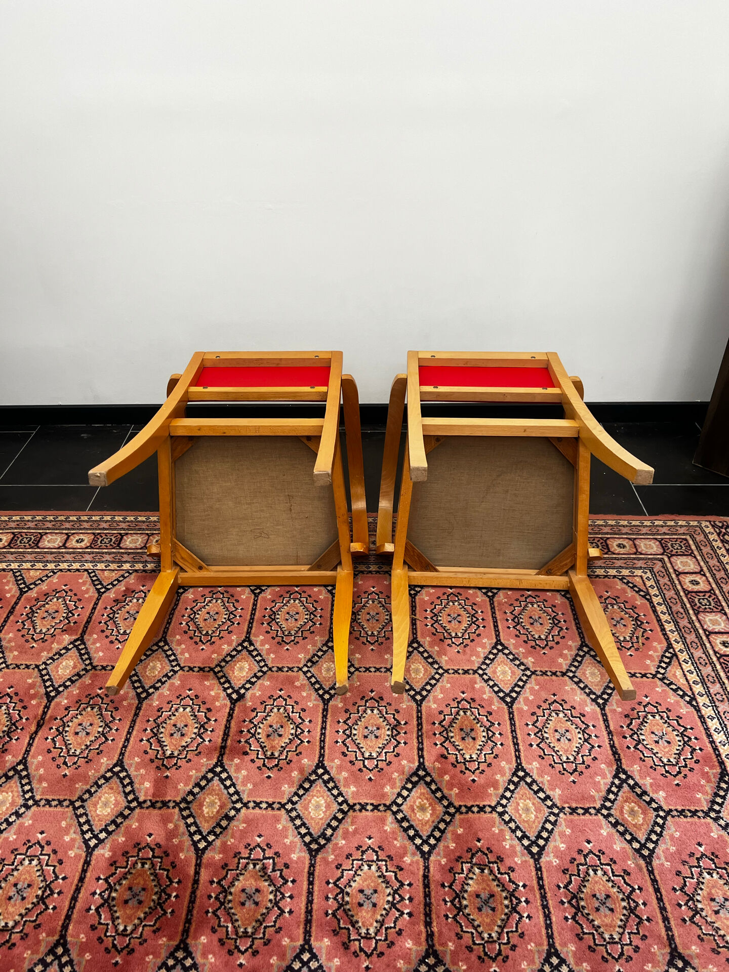 Paire de fauteuils Bridge 1940