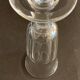 8 antique glass champagne flutes