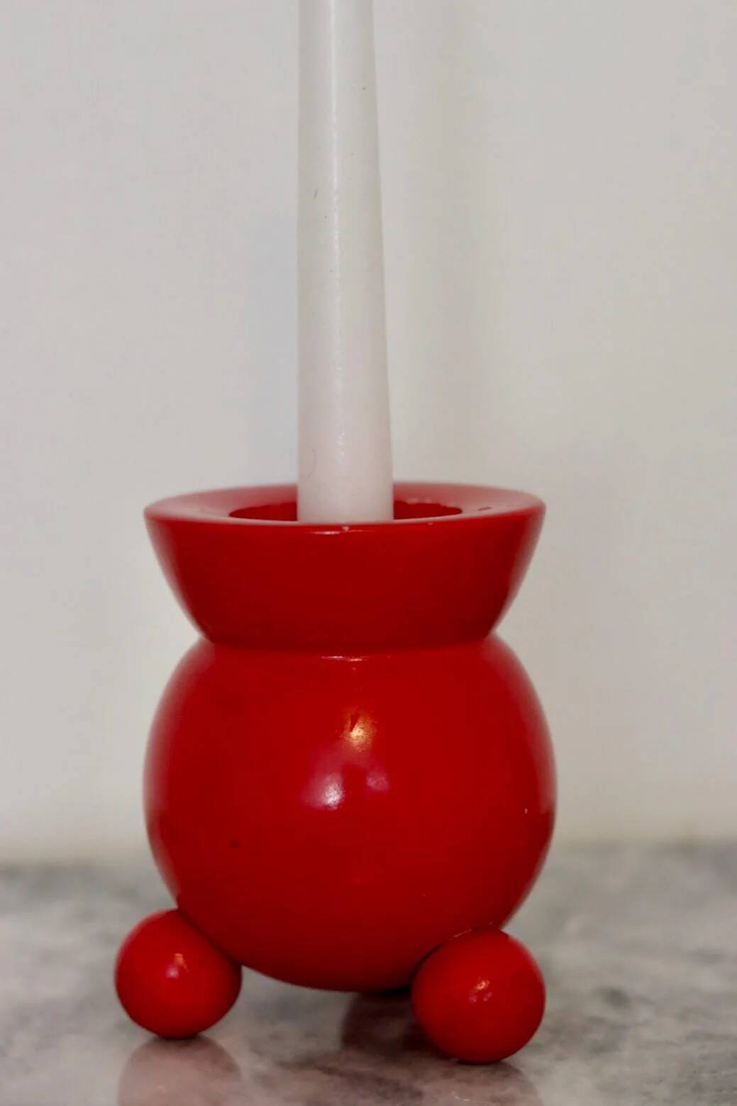 Paire de porte-bougies Dala suédois