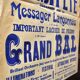 Affiche "Grande Fête" Langon 1935