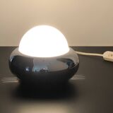 Chrome UFO lamp model c359 by LUCI, Italy 1970s