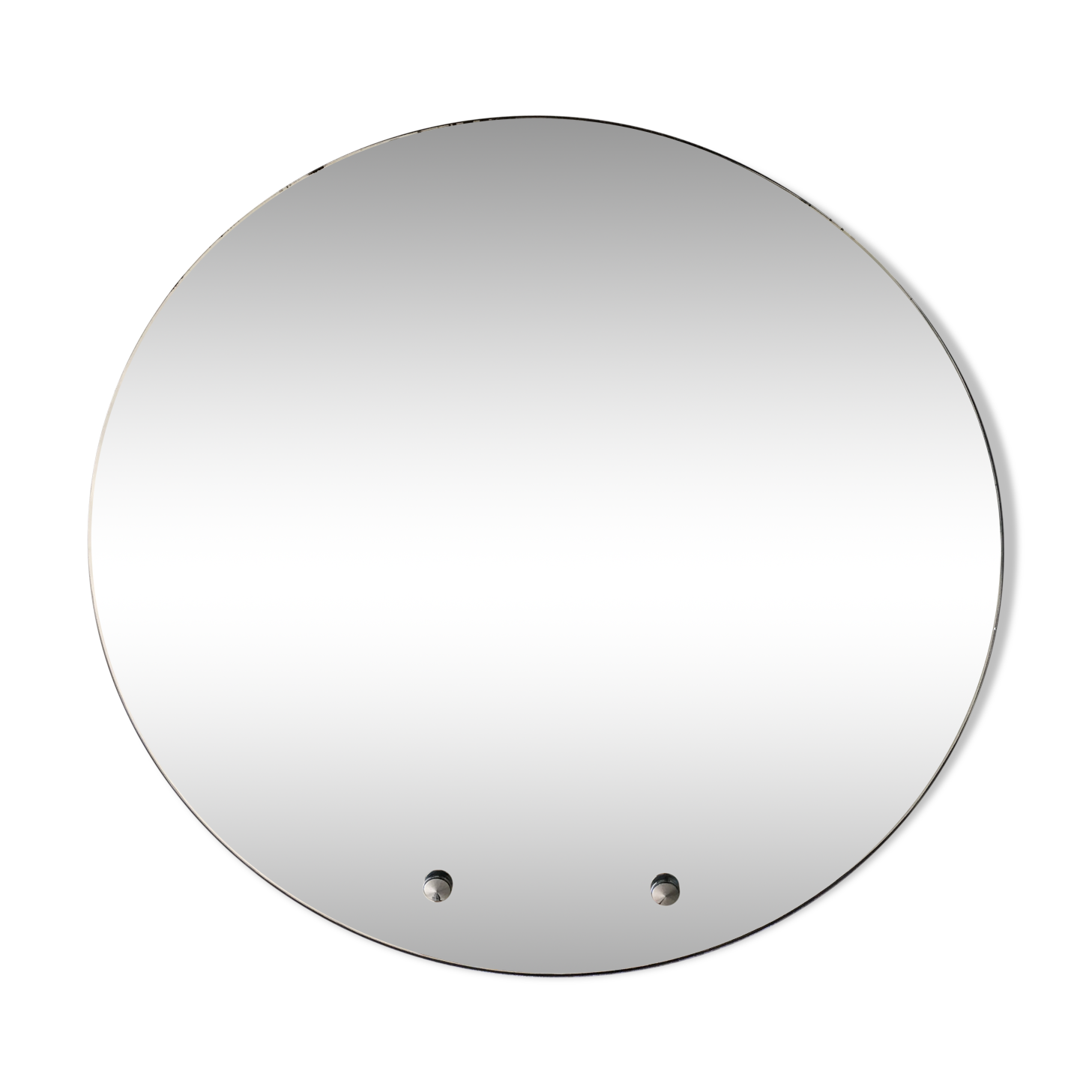 Round beveled mirror diameter 72cm