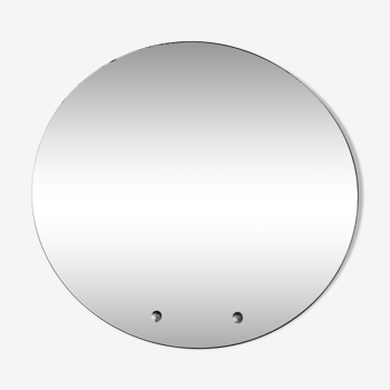 Round beveled mirror diameter 72cm