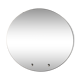 Round beveled mirror diameter 72cm
