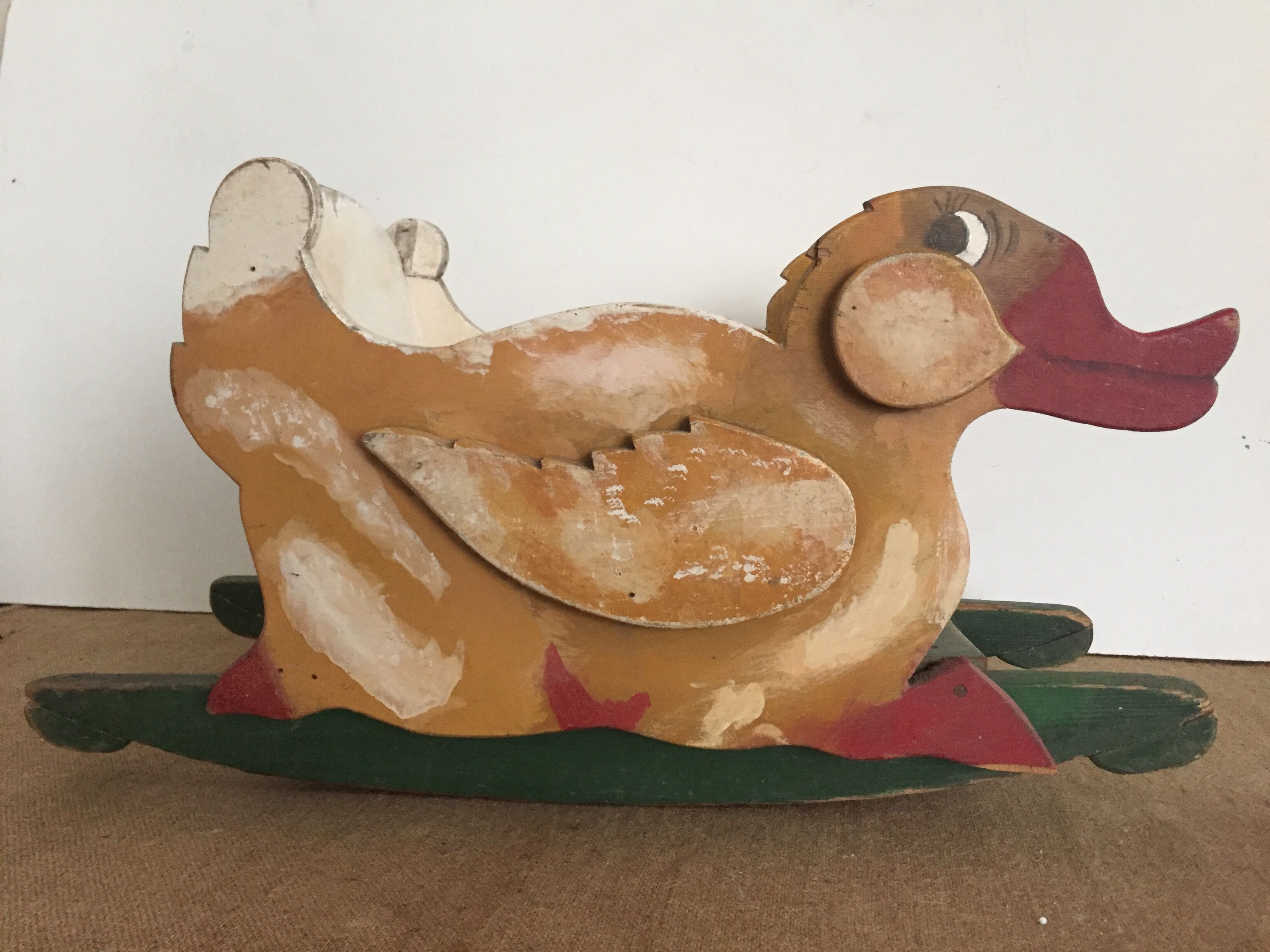Old toy - Rocking duck