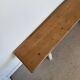 Vintage solid wood farmhouse bench