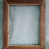 Carved and gilded wooden frame