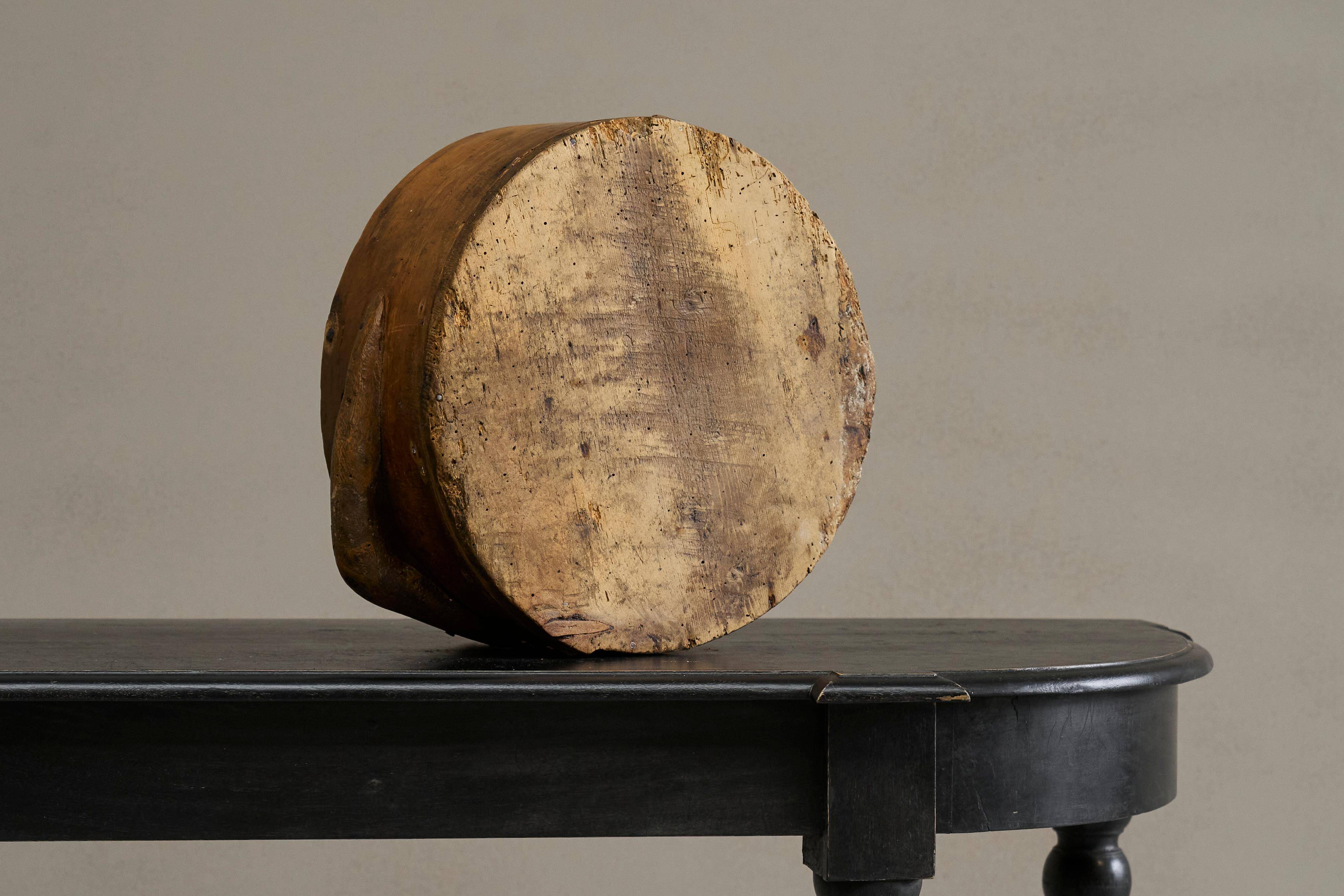 Wabi Sabi bowl in wood, 19th century
