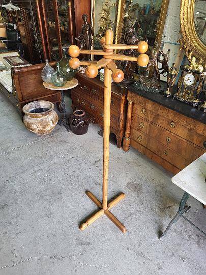 1960 modernist vintage coat rack in fir 7 b