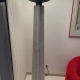 Wagneriana torchiere in white marble and patinated brass by L and M Vignelli