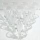 Saint Louis – 10 champagne flutes in crystal, Provence model