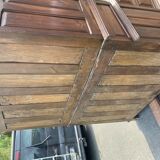 Meuble cabinet louis xiii double corps armoire renaissance ancien
