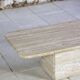 Table basse travertin italien, 1980